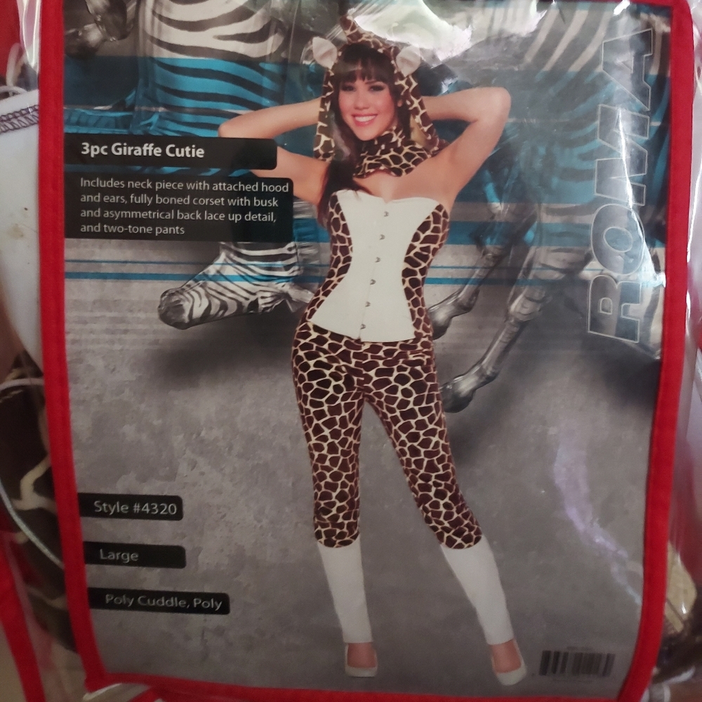 3 piece giraffe costume